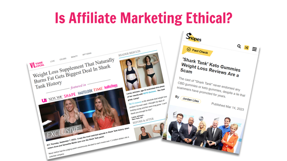 Is affiliate marketing ethical image